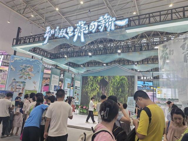 中国文旅博览会人潮汹涌，各大展区排起长队