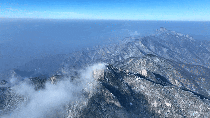 在嵩县找到了现实版「冰雪奇缘」！美到失语的白云山冬日