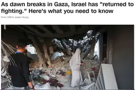 以色列“致命空袭”终结加沙停火 专家称以方想要谈判“听我的”图片