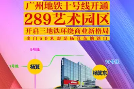 广州地铁十号线6月29日开通，289艺术园区开启三地铁环绕商业新格局图片