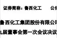 鲁西化工人事变动！图片