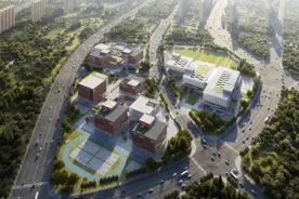 发改君在现场｜直击北京中学东坝北校区建设工程图片