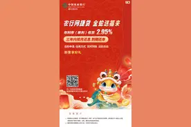 农行网捷贷年利率（单利）低至2.95%图片