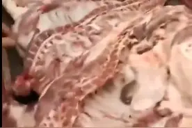 摊贩售卖无检验检疫手续猪肉被举报！官方回应：涉事猪肉已扣押，正搜集证据调查图片