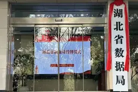 正厅级湖北省数据局挂牌成立，“80后”周森锋出任局长图片