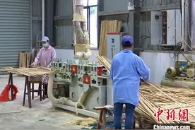 （乡村行·看振兴）安徽休宁：“以竹代塑” 助力绿色发展图片