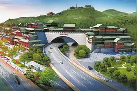 兰州白塔山隧道南线贯通 年底有望全线通车图片