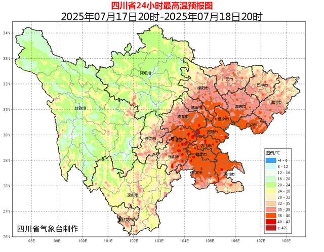 四川盆地高温持续霸屏