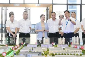 钟畅姿到沿边临港产业园调研图片