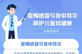 医“声”｜全国爱耳日：警惕感冒引发中耳炎 呵护儿童耳健康图片
