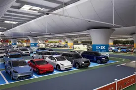 武汉站2号停车场今起改造升级，将增设无障碍车位，预留充电车位图片