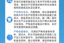 汛期来临，饮食安全请注意！图片