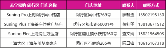 超级内购会来了！闵行四家门店参与，真五折、价保“双11”