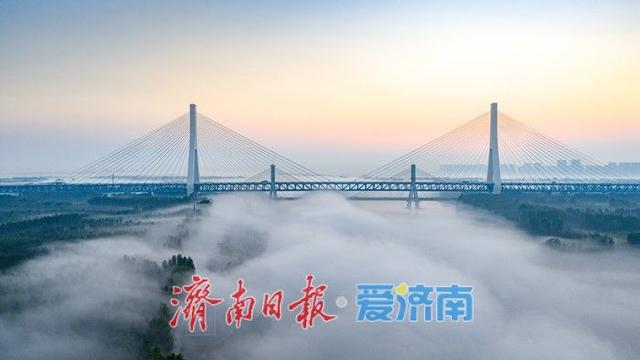 雾绘丹青，仙境黄河