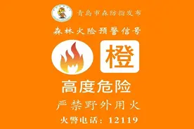 严禁野外用火！青岛发布森林火险橙色预警图片