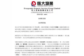 突发！恒大物业起诉恒大集团图片