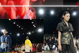 果然视频|时装模特精彩演绎，山东工艺美院时尚发布会华丽多姿图片