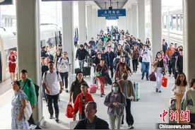 国庆返程高峰太原铁路增开京津等地74趟列车保障旅客出行图片