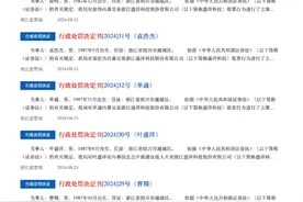 董事长儿子聚餐泄密，5人被罚2300余万元图片