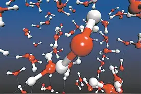 计算机模拟出水的两种液相图片