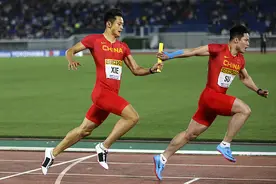 苏炳添联手谢震业 复出接力夺首冠图片
