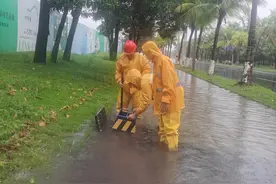海口暴雨来袭为何道路总是被淹？相关部门解答图片