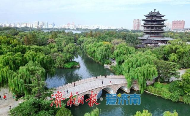一年四季 泉在济南丨雨后初霁，济南绽放迷人“泉城蓝”