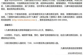 莫跑空！四川多个景区、场馆门票已约满、售罄图片