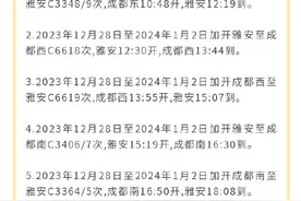 成都至雅安将新增多趟动车图片
