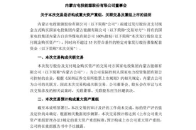 002128，宣布重大资产重组！明天复牌图片