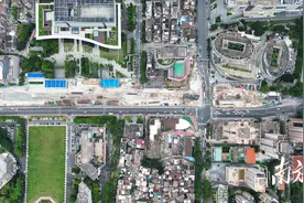预计6月底完工，南中城际兴中站地连墙施工推进中图片
