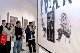 “穿越”中国现当代版画艺术展宁波展出图片