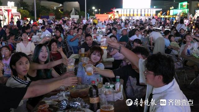 第35届青岛国际啤酒节崂山会场欢乐闭幕