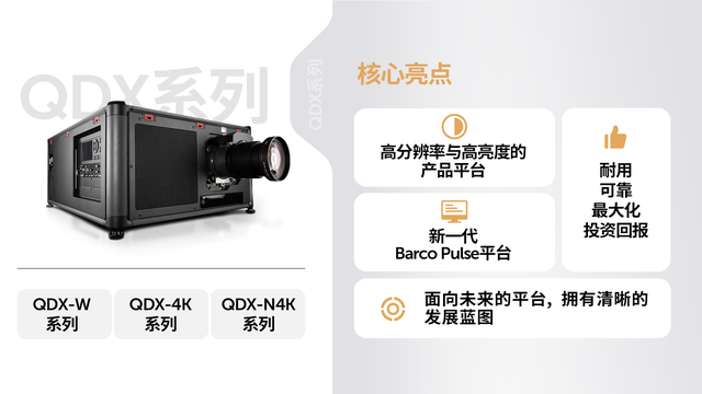 巴可QDX系列重磅升级 重构高端工程投影新标杆