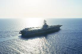 胡塞武装“袭击疑云”下，美军“艾森豪威尔”号航母撤离红海！图片