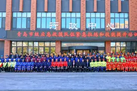 载誉归来！青岛机场消防勇夺市级应急救援比武一等奖！图片