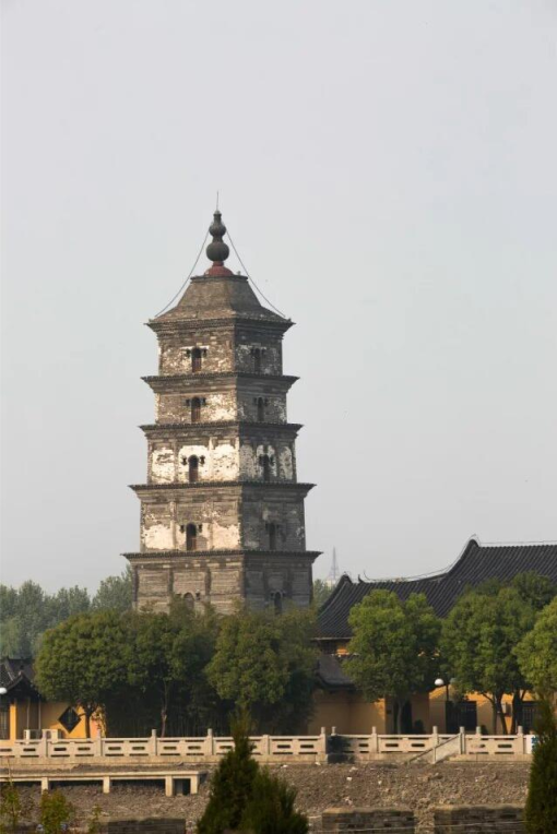 运河佛城高邮镇国寺
