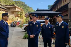 云南省森林消防总队滕伟毅总队长到普洱支队检查调研图片
