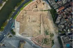 广东东莞发现南海卫城墙遗址图片