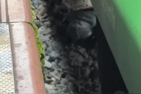 达州火车站一幼童坠入站台列车缝隙，众乘客和工作人员合力救起 车站：孩子踩空未受伤图片