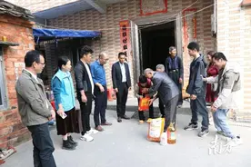 “广东省自强模范”林怡明走访慰问困难残疾人家庭图片