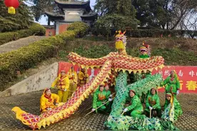 和县乌江镇：“龙”重登场 舞龙民俗进景区图片