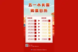 五一小长假前夜火车票今日开抢，车站起售时间和候补购票需留意图片