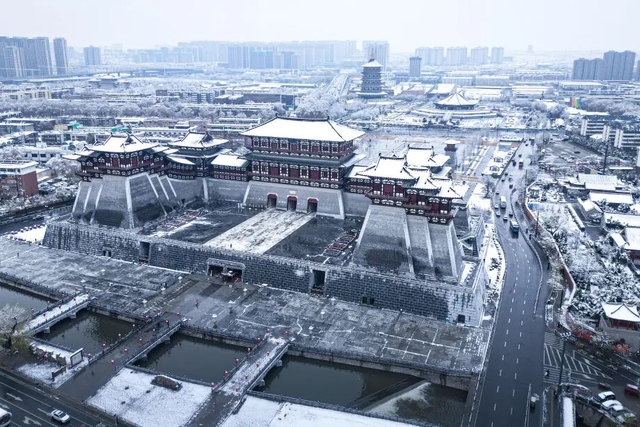 一场雪，让河南四大古都诗里模样！