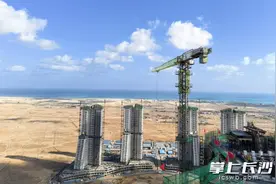 施工高度307米！“长沙制造”助力刷新非洲天际线图片