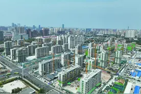 ​高铁片区首发住宅45栋楼全线封顶  工程建设取得阶段性成果 为项目全面完工奠定坚实基础图片