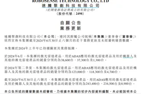 累计总销量超58万台，速腾聚创上半年车载激光雷达销量增长近5倍图片
