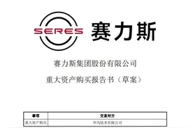 草案来了，115亿元！赛力斯最新发布图片