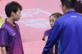 全国乒乓球锦标赛：林高远/刘诗雯搭档混双，收获两连胜晋级16强图片