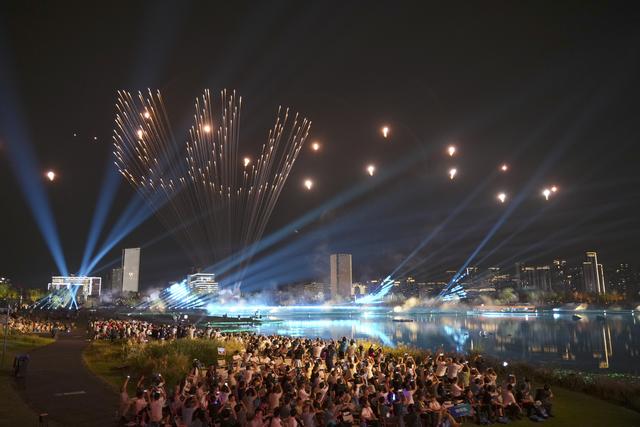 绝美！震撼！蓉城夜空璀璨